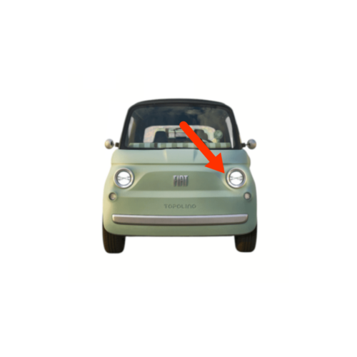 Cornice Faro Anteriore SX Fiat Topolino - ORIGINALE 155303956