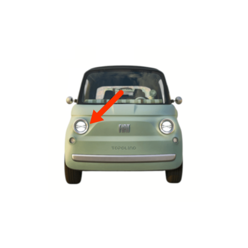 Cornice Faro Anteriore DX Fiat Topolino - ORIGINALE 155303955