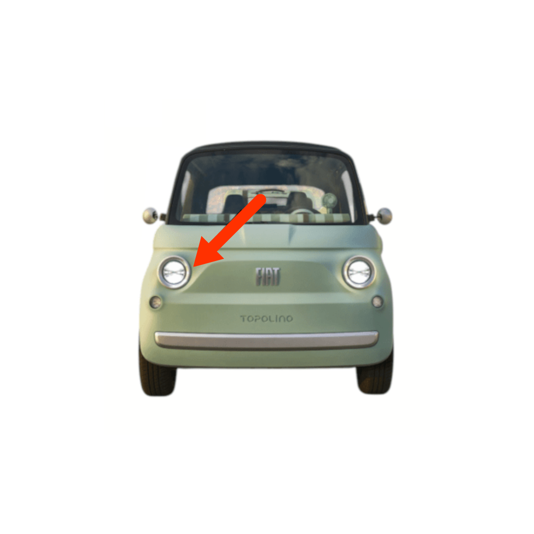Cornice Faro Anteriore DX Fiat Topolino - ORIGINALE 155303955