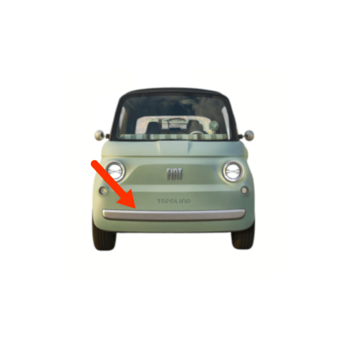Modanatura Anteriore/Fascia Paraurti Anteriore Fiat Topolino - ORGINIALE 155303922
