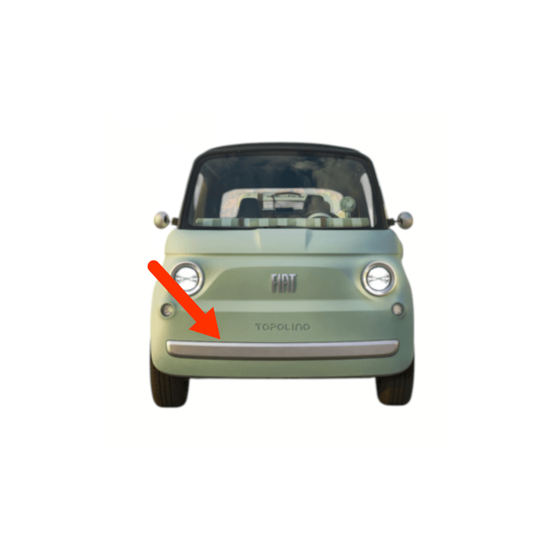 Modanatura Anteriore/Fascia Paraurti Anteriore Fiat Topolino - ORGINIALE 155303922